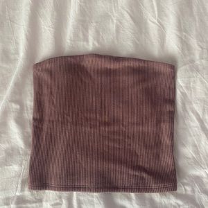 american eagle tube top - mauve